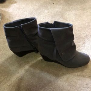 Grey booties